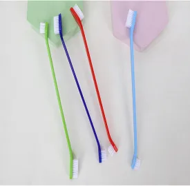 160-Piece Dual-Head Pet Toothbrush Kit-Long Handle Dental Brushes for Dogs & Cats