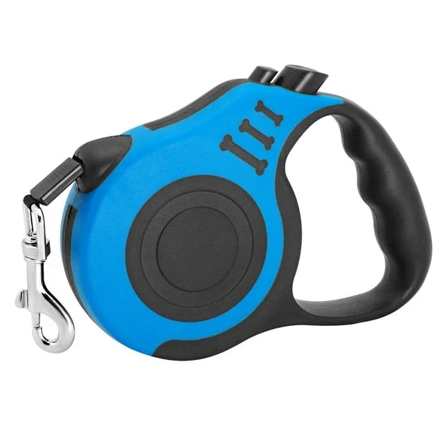 3M/5M Retractable Dog Leash Automatic Rope Pet Running Walking Extending Lead For Small Medium Dogs