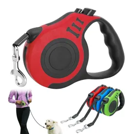 3M/5M Retractable Dog Leash Automatic Rope Pet Running Walking Extending Lead For Small Medium Dogs