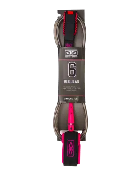 6'0" Regular Moulded Leash in Pink