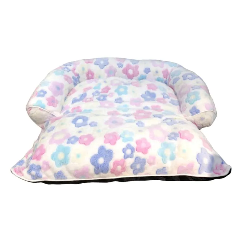 ACE PET Cotton Flower Furry Empress Dog Bed