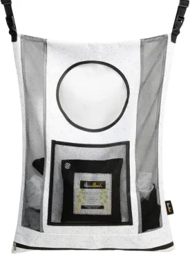 AIR PURIFYING & ODOR ELIMINATING Small Hamper for Specialty Loads - Hanging Laundry Hamper Bag - Nursery Hamper & Potty Training Kids Hamper - Hanging Hamper - Over the Door Laundry Hamper