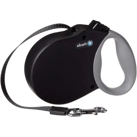 Alcott Adventure Retractable Leash Black Medium 16'