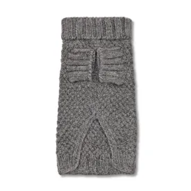 Allen Bobble Grey Hand knitted Designer Wool Dog Jumper