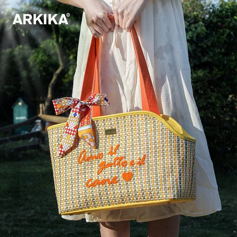 ARKIKA Woven Pet Carrier