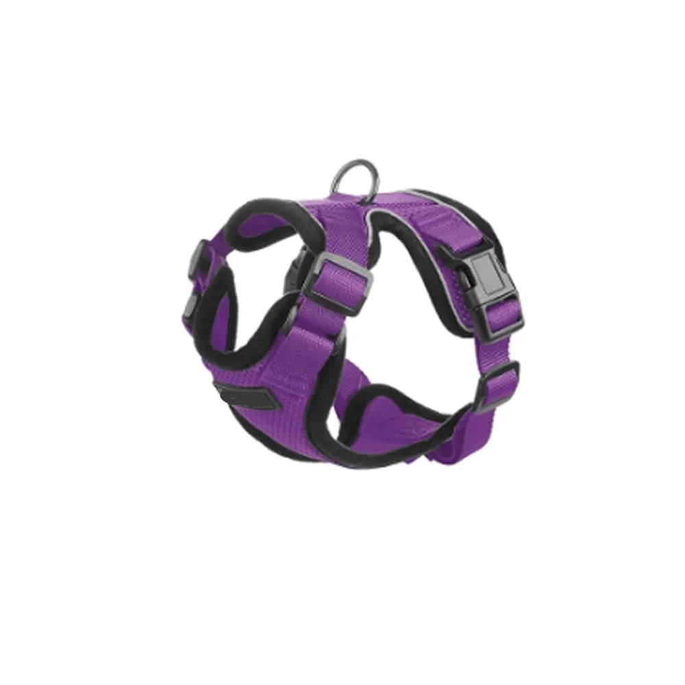 Breathable Pet Harness Vest F49-8-1247 Small Purple