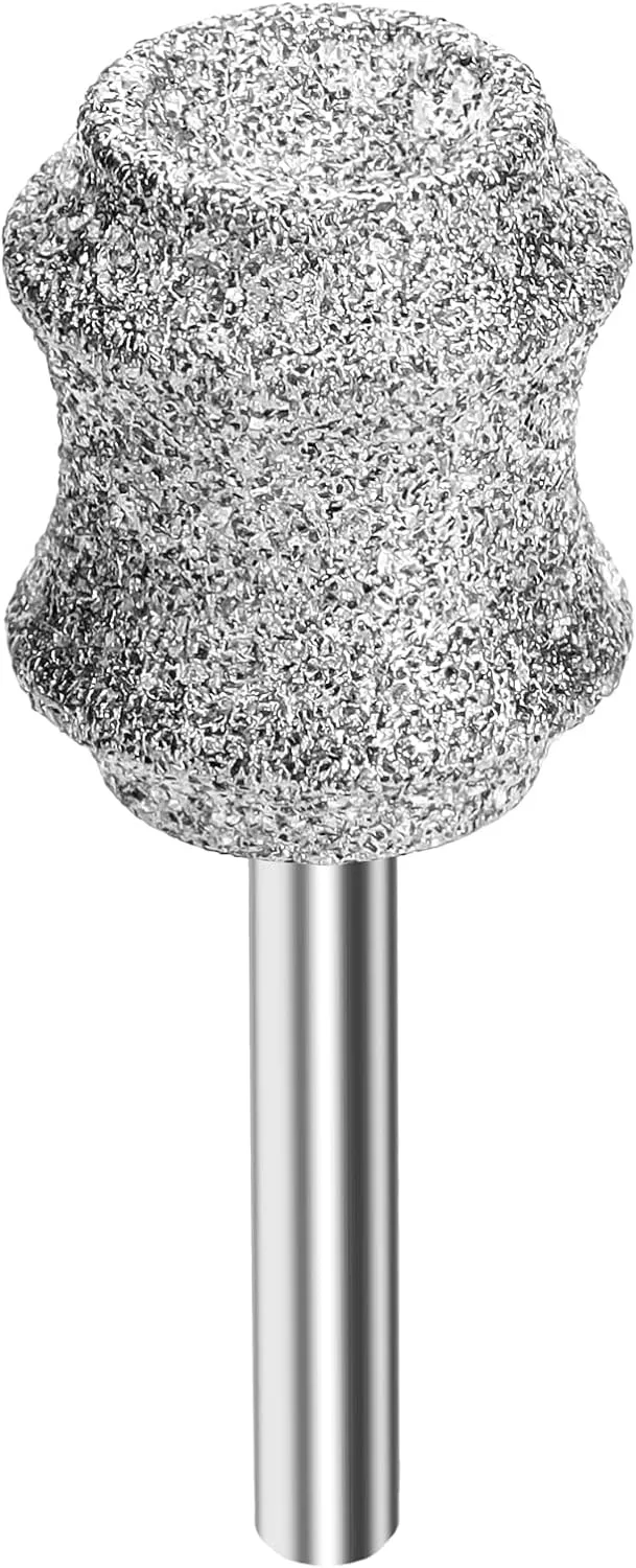 Dog Nail Grinder Bits for Dremel - Diamond Dog Nail Grinder Attachment for Large Medium Small Dogs Nail Care - 1/8'' Painless Nail Grinder Bits Won't Pull Hair or Get Hot