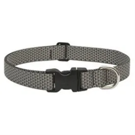 Eco Dog Collar, Adjustable, Granite, 1 x 12 to 20-In.