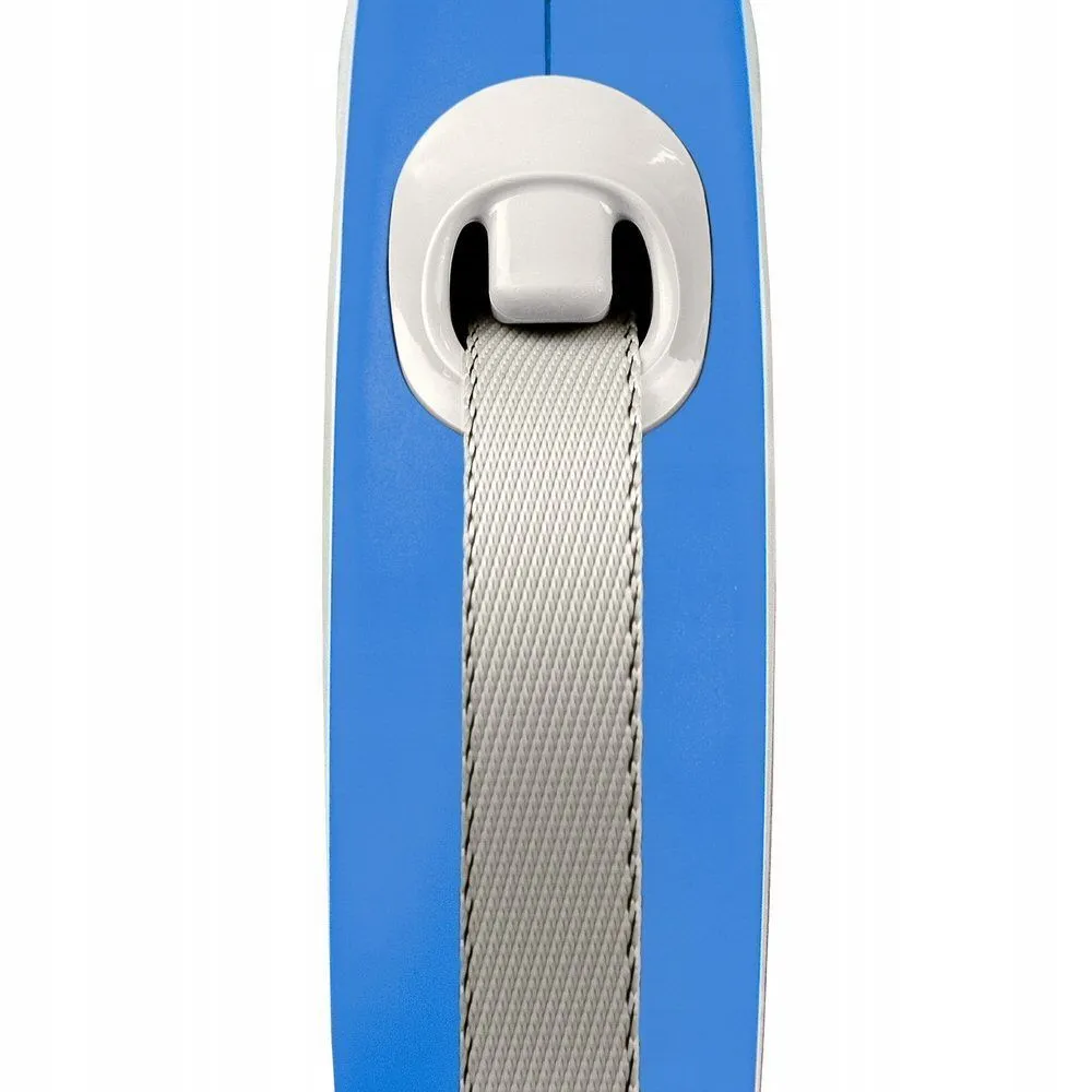 Flexi 5m Large Blue New Comfort Tape Retractable Dog Lead