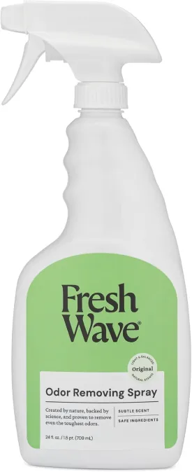 Fresh Wave Original Scent Odor Eliminator Spray & Air Freshener, 24 fl. oz. | Odor Absorber for Home, Furniture, Fabrics & Trash | Safer Odor Relief