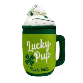 Huxley & Kent Lucky Pup Irish Latte Power Plush Dog Toy - Size Large