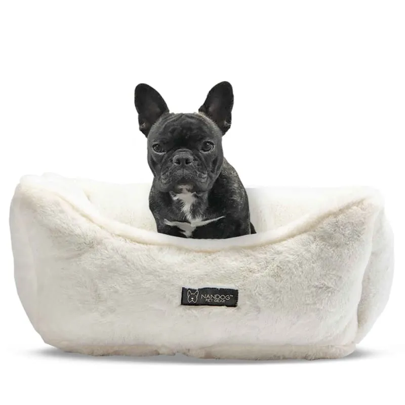 Nandog Pet Gear Cloud Ivory Super Soft Luxe Reversible Bed