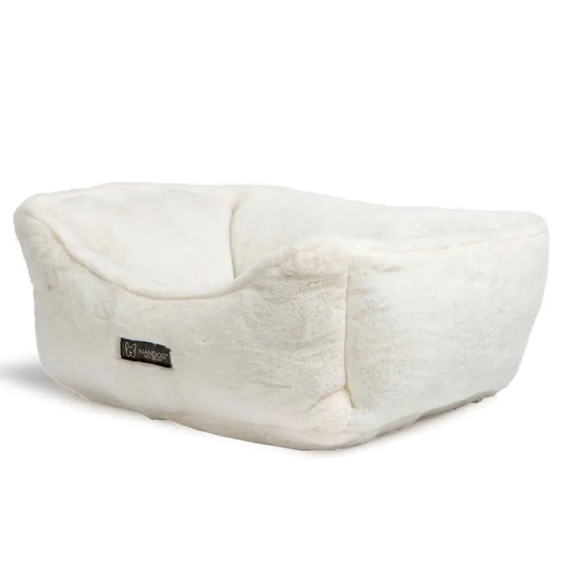 Nandog Pet Gear Cloud Ivory Super Soft Luxe Reversible Bed