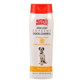 Natures Miracle Supreme Odor Control Natural Oatmeal Shampoo Plus Conditioner 16oz