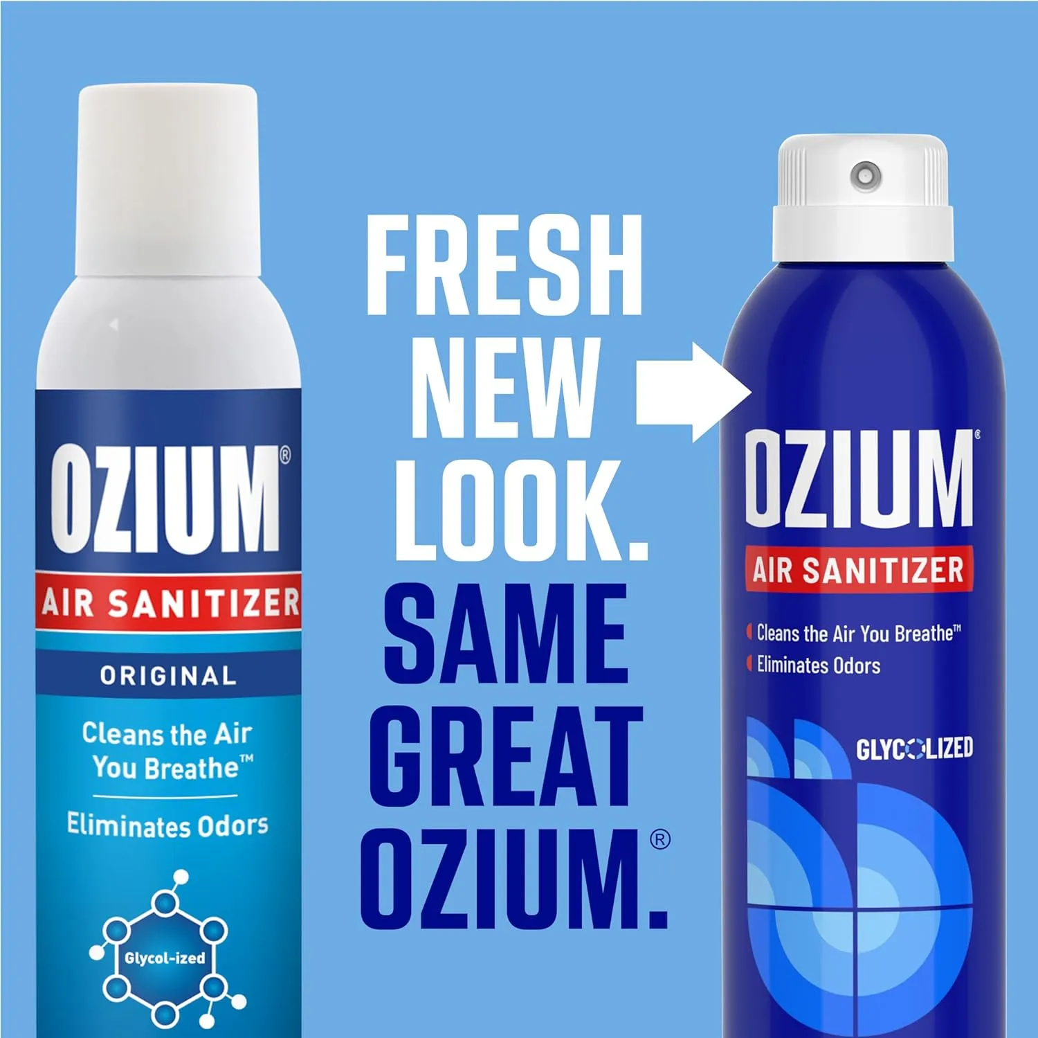 Ozium 8 Oz. Air Sanitizer & Odor Eliminator for Homes, Cars, Offices and More, Original Scent, Pack of 2
