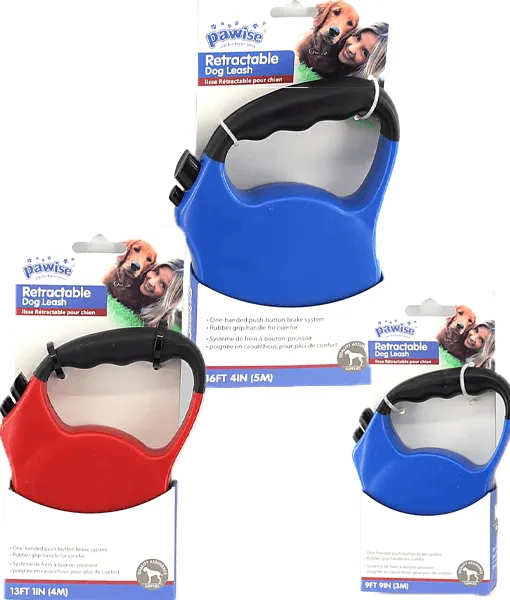 Pawise Retractable Dog Lead Blue