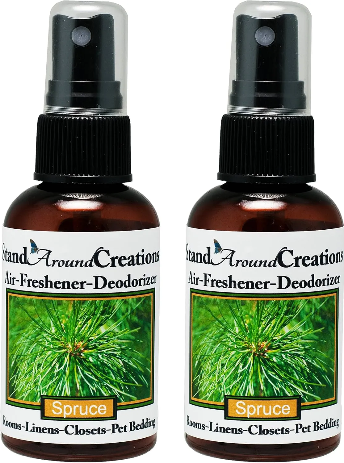Set of 2 - Concentrated Spray For Room/Linen/Room Deodorizer/Air Freshener - 2 fl oz - Scent - Spruce