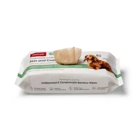 Snooza Skin and Coat Care Pet Wipes Unbleached