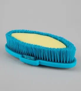 Soft-Touch Body Wash Brush Med Blue & Peacock