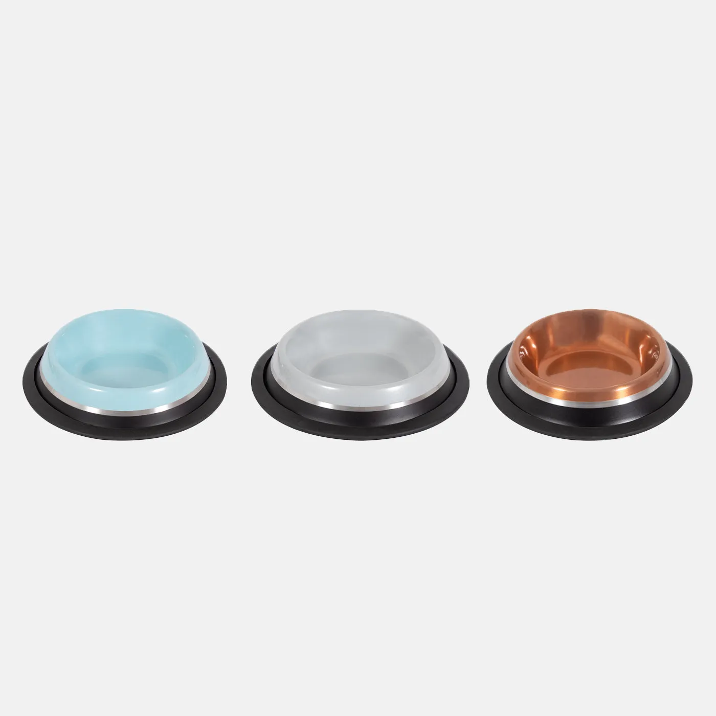 Stripe Stainless Steel Pet Bowl