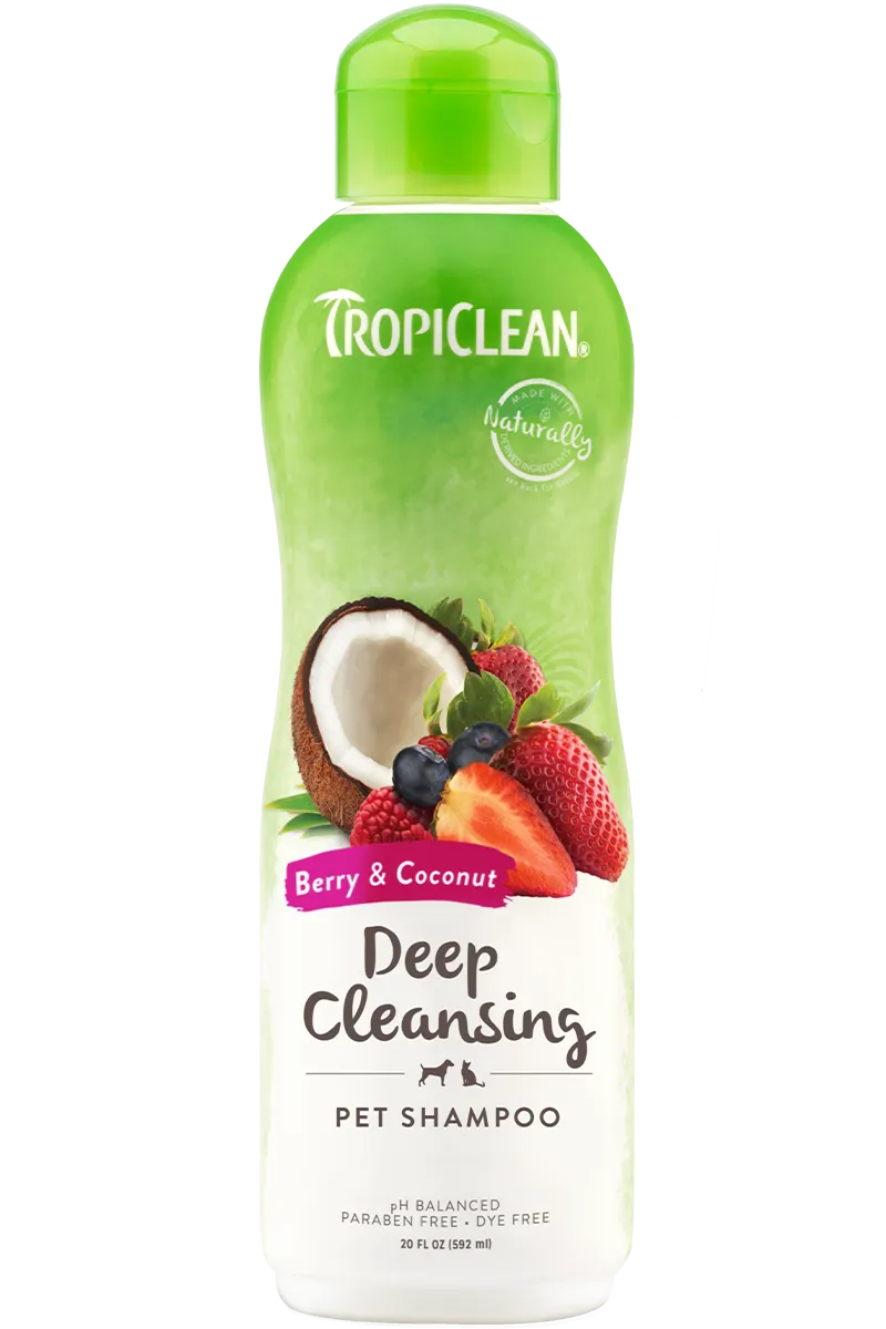 TropiClean Berry & Coconut Pet Shampoo