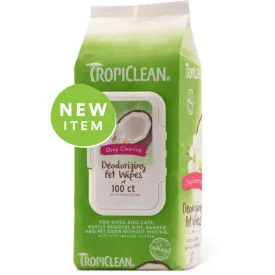 Tropiclean Deep Cleaning Wipes