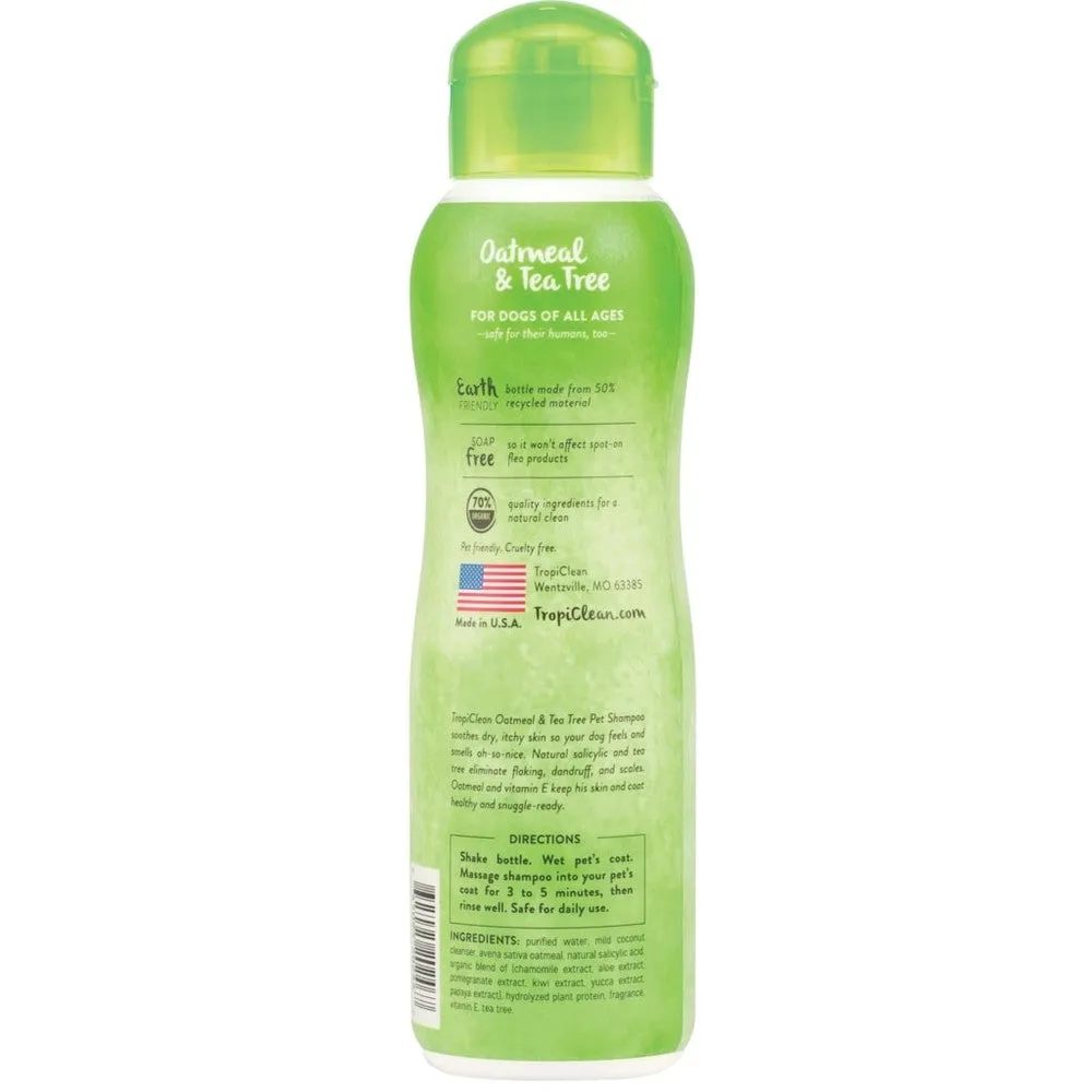 Tropiclean Oatmeal & Tea Tree Shampoo 355ML