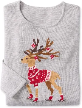 Woman Within Plus Size Motif Sweater