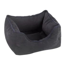 Zoon 95cm X-Large Navy TuffEarth Recycled Chenille Square Pet Bed